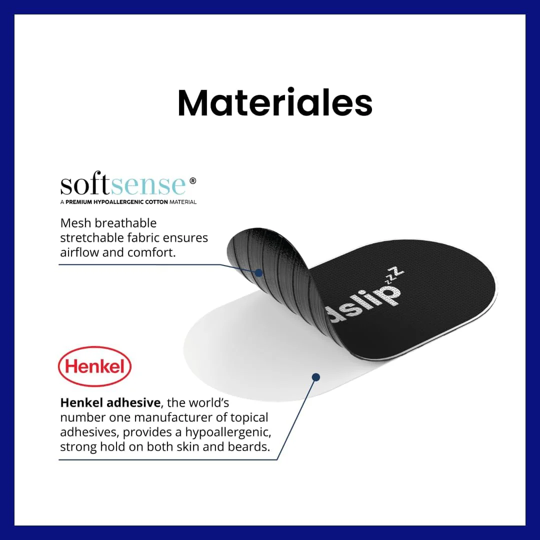 (Amazon)Cinta Bucal GudSlip® – 30+ 6 Cintas Bucales - Adhesivo Hipoalergénico para Promover la Respiración Nasal, Reducir Ronquidos y Mejorar la Calidad del Sueño – Cómoda y Segura para Uso Nocturno - Image 3