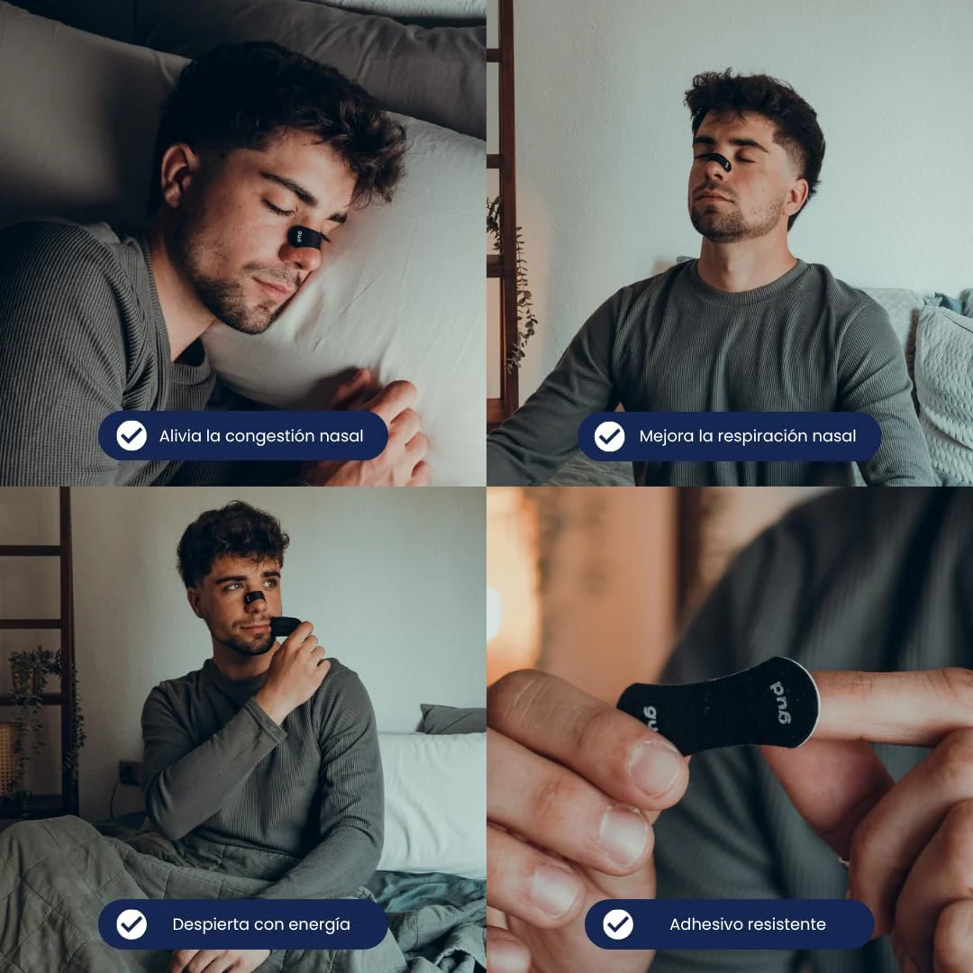(AMAZON)Tiras Nasales Gudslip® – Suministro de 30 + 6 Días para Mejorar la Respiración Nasal, Reducir los Ronquidos y Aliviar la Congestión – Cómodas y Efectivas para un Sueño Reparador - Image 7