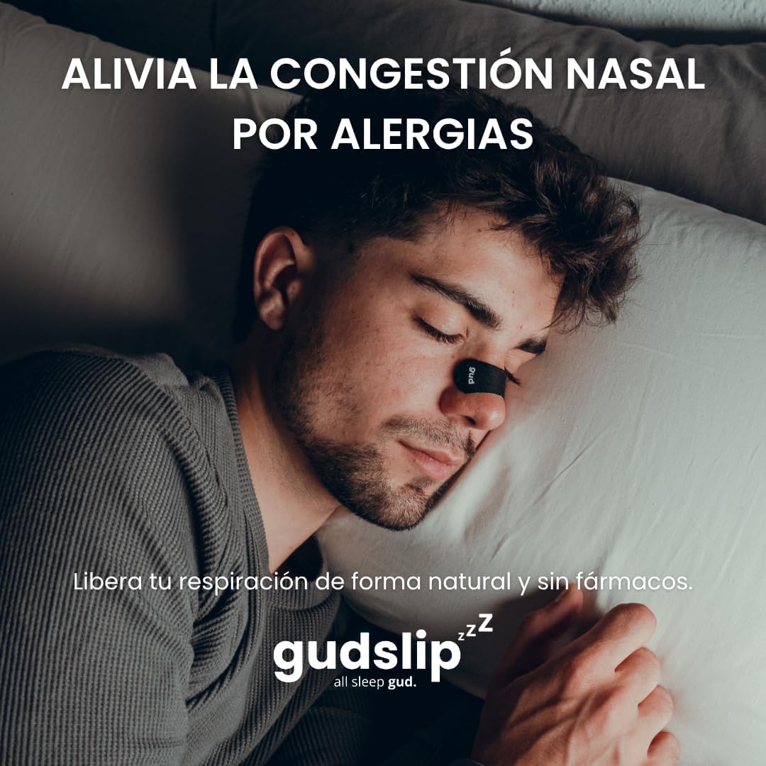 (AMAZON)Tiras Nasales Gudslip® – Suministro de 30 + 6 Días para Mejorar la Respiración Nasal, Reducir los Ronquidos y Aliviar la Congestión – Cómodas y Efectivas para un Sueño Reparador - Image 8